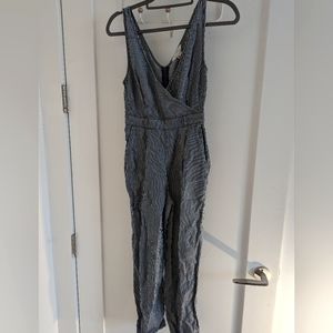 French Connection striped jumpsuit
